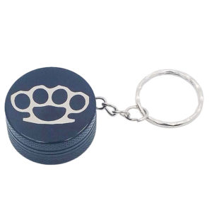 Brass Knuckles Keychain Grinder