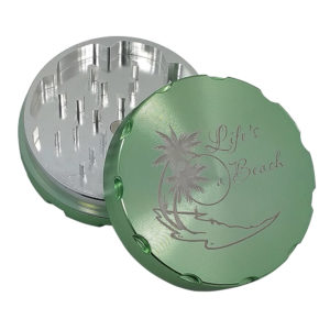 2 Piece Life's a Beach Herb Grinder