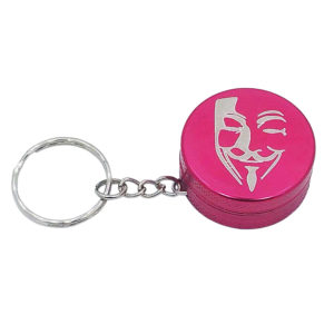 Mini Guy Fawkes Keychain Grinder